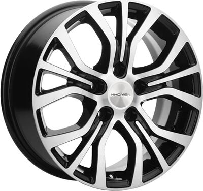 Khomen Wheels KHW1608 (Sonata) 6.5x16 5x114.3 ET 43 Dia 67.1 Black-FP