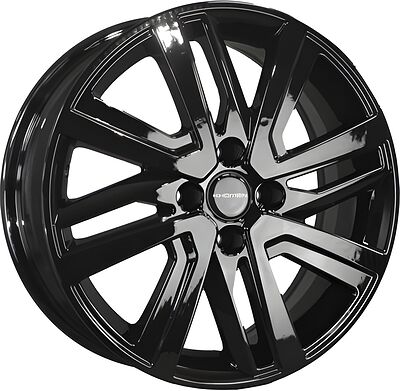 Khomen Wheels KHW1609 (Nexia) 6x16 4x100 ET 47 Dia 56.6 Black