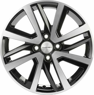 Khomen Wheels KHW1609 (Nexia) 6x16 4x100 ET 47 Dia 56.6 Black-FP