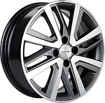 Khomen Wheels KHW1609 (Vesta/Largus) 6x16 4x100 ET 50 Dia 60.1 Gray-FP