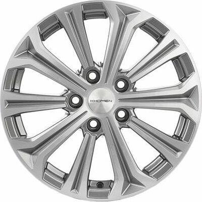 Khomen Wheels KHW1610 (Fluence) 6.5x16 5x114.3 ET 47 Dia 66.1 Gray-FP