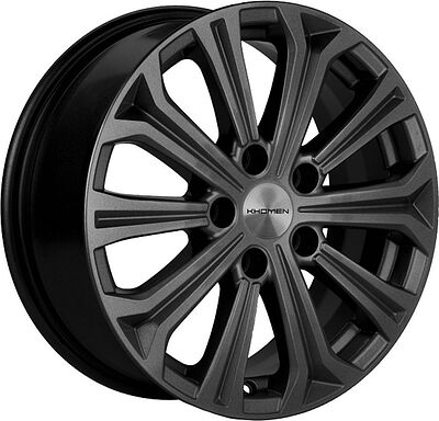 Khomen Wheels KHW1610 6.5x16 5x114.3 ET 45 Dia 64.1 G-SILVER