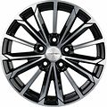 Khomen Wheels KHW1611 (Action) 6.5x16 5x112 ET 39.5 Dia 66.6 Black-FP