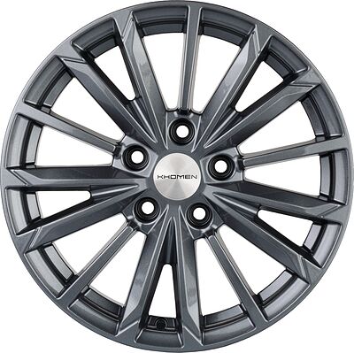 Khomen Wheels KHW1611 6.5x16 5x114.3 ET 45 Dia 67.1 G-SILVER-FP