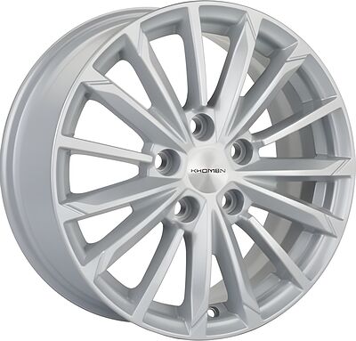 Khomen Wheels KHW1611 Toyota/Suzuki 6.5x16 5x114.3 ET 45 Dia 60.1 F-Silver