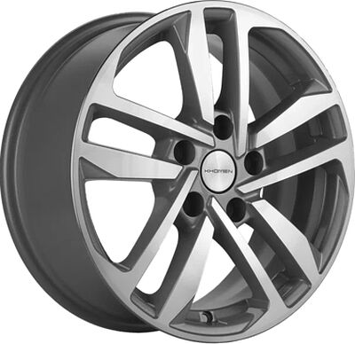 Khomen Wheels KHW1612 (DFM 580) 6.5x16 5x110 ET 45 Dia 67.1 F-Silver-FP