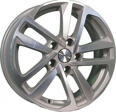 Khomen Wheels KHW1612 (Focus) 6.5x16 5x108 ET 50 Dia 63.35 F-Silver-FP