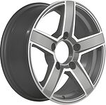 Khomen Wheels KHW1614 (Niva 4x4 Bronto) 6.5x16 5x139.7 ET 35 Dia 98.5 F-Silver-FP
