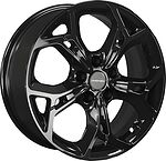 Khomen Wheels KHW1702 (DFM580) 7x17 5x110 ET 45 Dia 67.1 Black Khomen Wheels KHW1702 (DFM580) 7x17 5x110 ET 45 Dia 67.1 Black