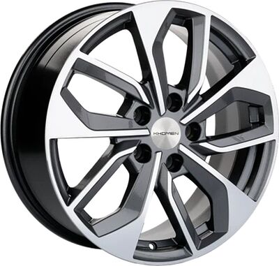 Khomen Wheels KHW1703 (Evolute i-Joy) 7x17 5x110 ET 40 Dia 67.1 F-Silver-FP