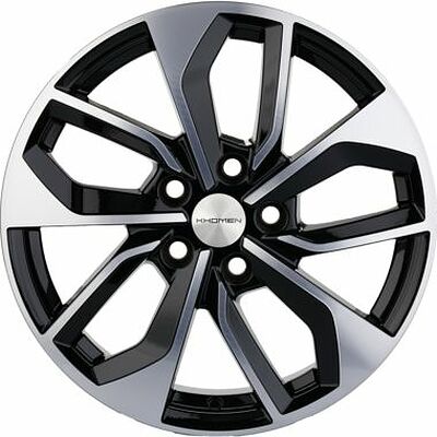 Khomen Wheels KHW1703 (Tiguan) 7x17 5x112 ET 43 Dia 57.1 Black-FP