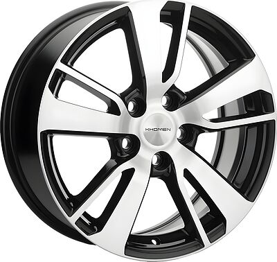 Khomen Wheels KHW1704 (Ford C-Max) 7x17 5x108 ET 50 Dia 63.35 Black-FP