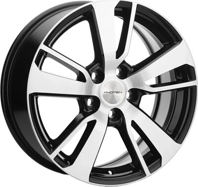 Khomen Wheels KHW1704 (Jolion) 7x17 5x114.3 ET 37 Dia 66.5 Black-FP
