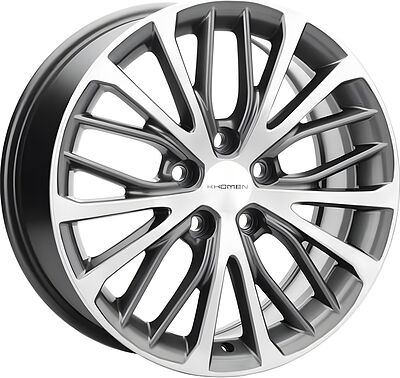Khomen Wheels KHW1705 (Chery Tiggo) 7x17 5x108 ET 40 Dia 60.1 Gray-FP