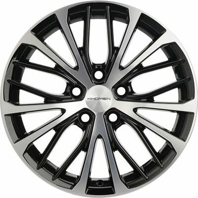 Khomen Wheels KHW1705 (i40) 7x17 5x114.3 ET 45 Dia 67.1 Black-FP