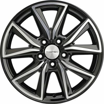 Khomen Wheels KHW1706 (Ceed) 7x17 5x114.3 ET 53 Dia 67.1 Black-FP
