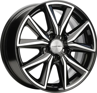 Khomen Wheels KHW1706 (DFM AX 7) 7x17 5x108 ET 43 Dia 65.1 Black-FP