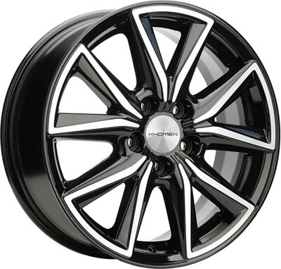 Khomen Wheels KHW1706 (Evolute i-Joy) 7x17 5x110 ET 40 Dia 67.1 Black-FP
