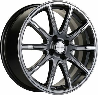 Khomen Wheels KHW1707 (Lada Vesta) 6.5x17 4x100 ET 50 Dia 60.1 Gray-FP