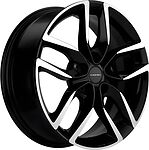 Khomen Wheels KHW1708 (Chery tiggo 7pro) 6.5x17 5x108 ET 33 Dia 60.1 Black-FP