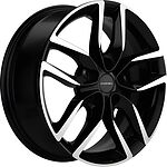 Khomen Wheels KHW1708 (Mazda3/CX30) 6.5x17 5x114.3 ET 45 Dia 67.1 Black-FP