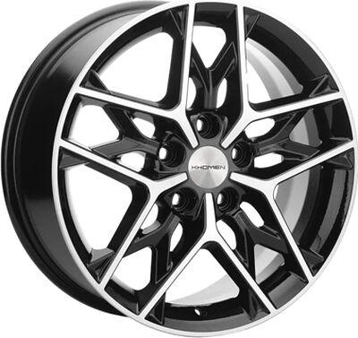 Khomen Wheels KHW1709 (Changan CS35/CS35 Pro) 7x17 5x110 ET 46 Dia 63.3 Black-FP