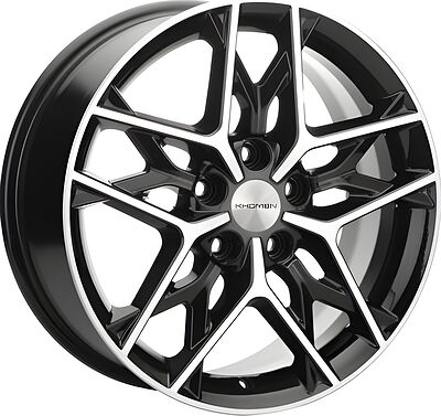 Khomen Wheels KHW1709 (Geely Atlas Pro) 7x17 5x114.3 ET 45 Dia 60.1 Black-FP