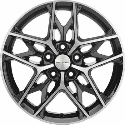 Khomen Wheels KHW1709 (Octavia) 7x17 5x112 ET 49 Dia 57.1 Black-FP