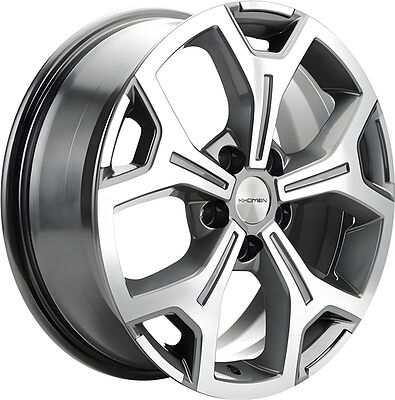 Khomen Wheels KHW1710 (Haval F7/F7x) 6.5x17 5x114.3 ET 40 Dia 64.1 Gray-FP