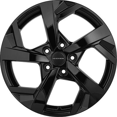 Khomen Wheels KHW1712 7x17 5x108 ET 40 Dia 54.1 BLACK