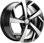 Khomen Wheels KHW1712 (Ceed) 7x17 5x114.3 ET 53 Dia 67.1 Black-FP