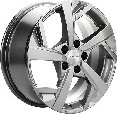 Khomen Wheels KHW1712 (Changan CS35/CS35 Pro) 7x17 5x110 ET 46 Dia 63.3 Gray