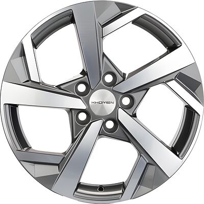 Khomen Wheels KHW1712 CX-5/i40/X-Trail 7x17 5x114.3 ET 45 Dia 67.1 Gray-FP