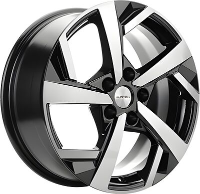 Khomen Wheels KHW1712 (DFM AX 7) 7x17 5x108 ET 43 Dia 65.1 Black-FP