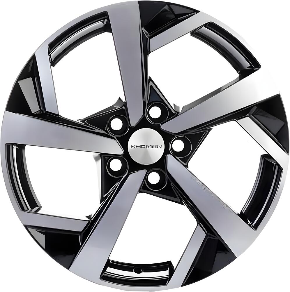 Khomen Wheels KHW1712 (Jetta) 7x17 5x112 ET 54 Dia 57.1 Black-FP