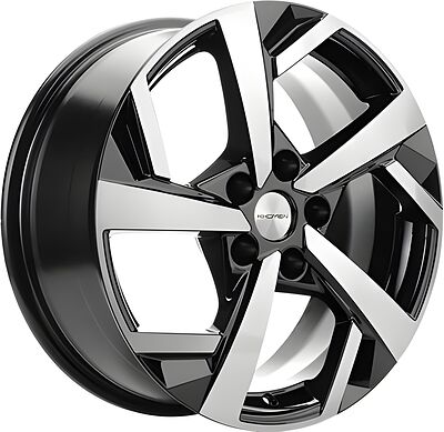 Khomen Wheels KHW1712 (Jolion) 7x17 5x114.3 ET 37 Dia 66.5 Black-FP