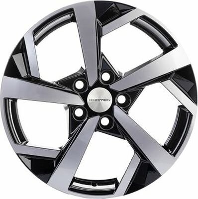 Khomen Wheels KHW1712 (Karoq) 7x17 5x112 ET 43 Dia 57.1 Black-FP