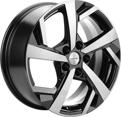 Khomen Wheels KHW1712 (Москвич 3) 7x17 5x108 ET 40 Dia 54.1 Black-FP