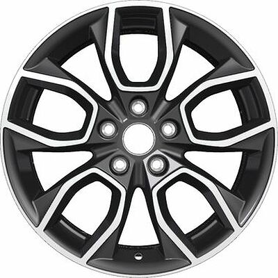 Khomen Wheels KHW1713 (Karoq) 7x17 5x112 ET 45 Dia 57.1 Black-FP
