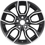 Khomen Wheels KHW1713 (Kia K5) 7x17 5x114.3 ET 48 Dia 67.1 Black Khomen Wheels KHW1713 (Kia K5) 7x17 5x114.3 ET 48 Dia 67.1 Black