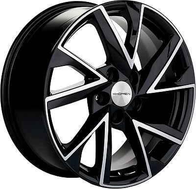 Khomen Wheels KHW1714 (Changan CS35/CS35 Pro) 7x17 5x110 ET 46 Dia 63.3 Black-FP
