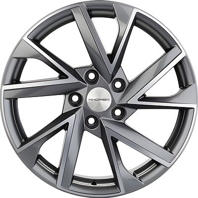 Khomen Wheels KHW1714 CX-5/i40/X-Trail 7x17 5x114.3 ET 45 Dia 67.1 Gray-FP
