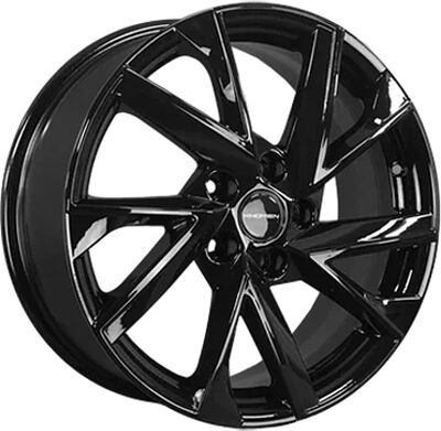 Khomen Wheels KHW1714 (Jac/Москвич 3) 7x17 5x108 ET 40 Dia 54.1 Black