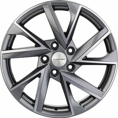 Khomen Wheels KHW1714 (Kuga/Focus) 7x17 5x108 ET 50 Dia 63.3 Gray-FP
