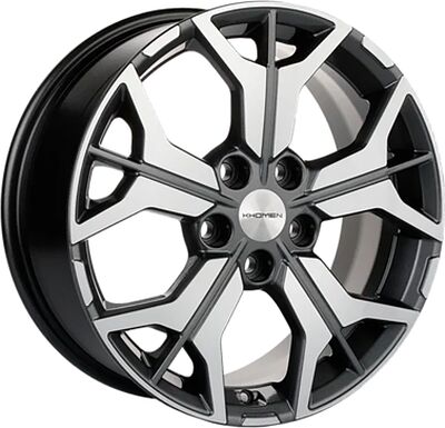 Khomen Wheels KHW1715 (Changan CS35/CS35 Pro) 7x17 5x110 ET 46 Dia 63.3 Gray-FP