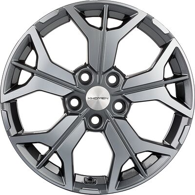 Khomen Wheels KHW1715 7x17 5x114.3 ET 45 Dia 67.1 GRAY-FP