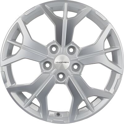 Khomen Wheels KHW1715 Kodiaq/Tiguan 7x17 5x112 ET 40 Dia 57 F-Silver-FP
