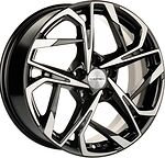 Khomen Wheels KHW1716 (Changan CS35/CS35 Pro) 7x17 5x110 ET 46 Dia 63.3 Black-FP
