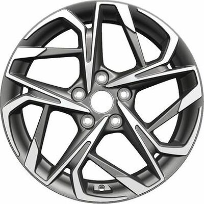 Khomen Wheels KHW1716 (Octavia) 7x17 5x112 ET 49 Dia 57.1 Gray-FP