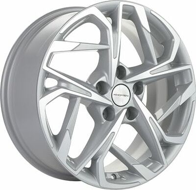 Khomen Wheels KHW1716 (Sonata) 7x17 5x114.3 ET 48 Dia 67.1 F-Silver-FP